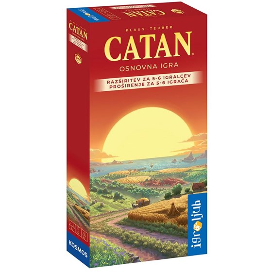 Društvena igra CATAN 2025 - EKSTENZIJA ZA 5-6 IGRAČA (HR)