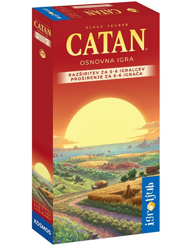Društvena igra CATAN 2025 - EKSTENZIJA ZA 5-6 IGRAČA (HR)