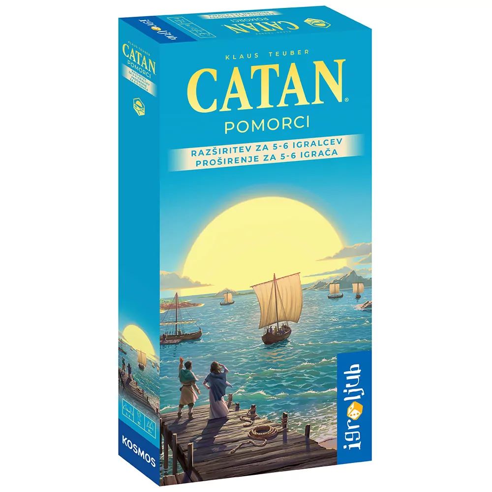 Društvena igra CATAN 2025 - POMORCI EKSTENZIJA 5-6 IGRAČA (HR)