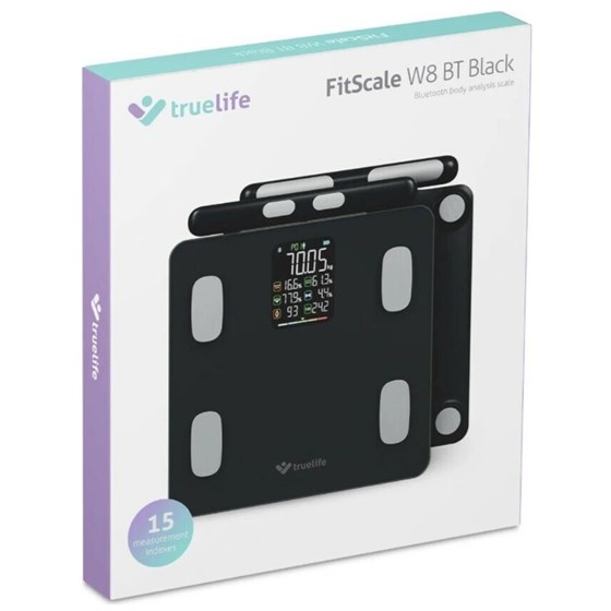 TRUELIFE pametna vaga FitScale W8 Black