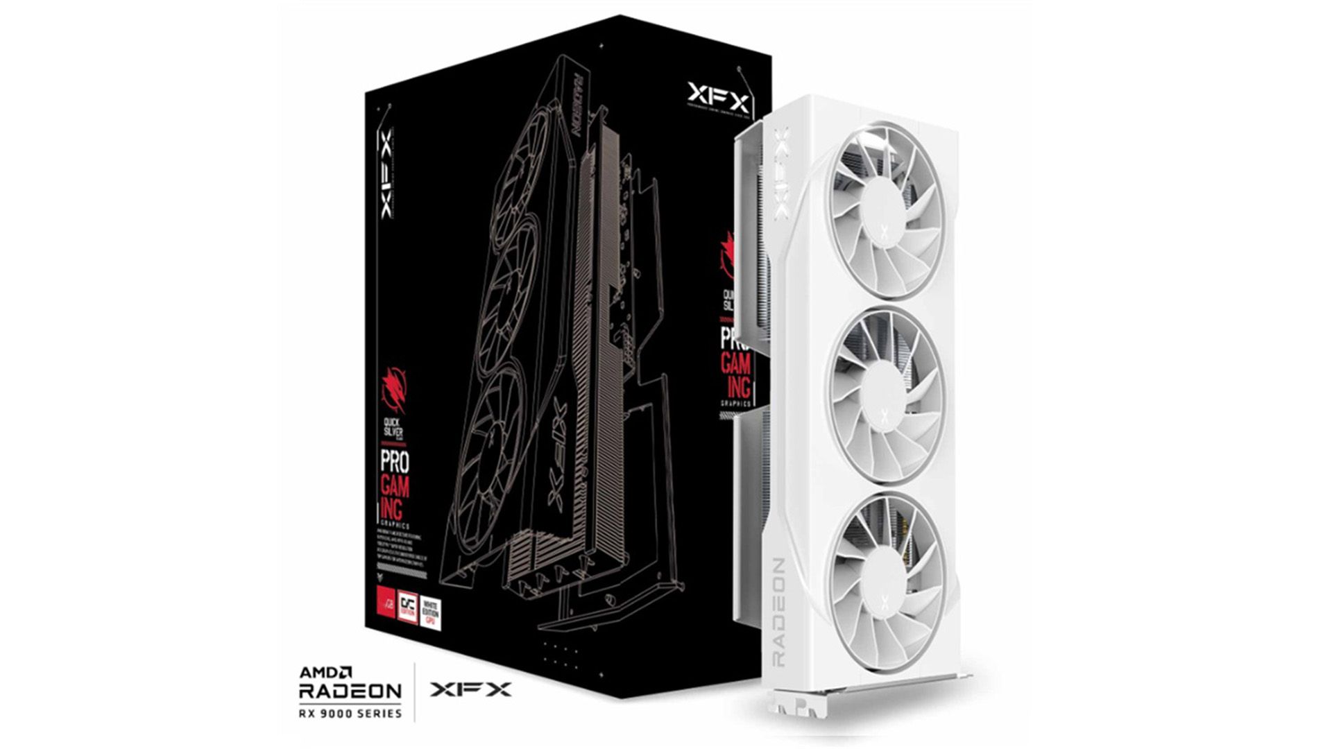Grafička kartica XFX AMD Radeon RX 9060 XT OC White Triple Fan Gaming Edition 16GB GDDR6 128-bit HDMI 2x DP