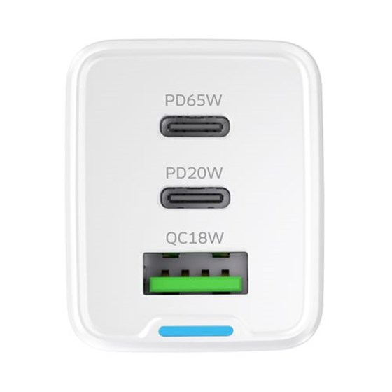 Univerzalni punjač Wozinsky 65W, 1x USB A, 2x USB C + kabel USB C 1m