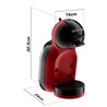 Krups aparat za kavu KP123H10 Dolce Gusto Mini Me, crni/crveni