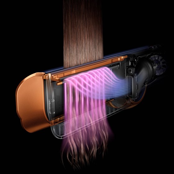 Dyson uređaj za ravnanje kose Airstrait (143343) AmberSilk/Pink Champagne Limited Edition