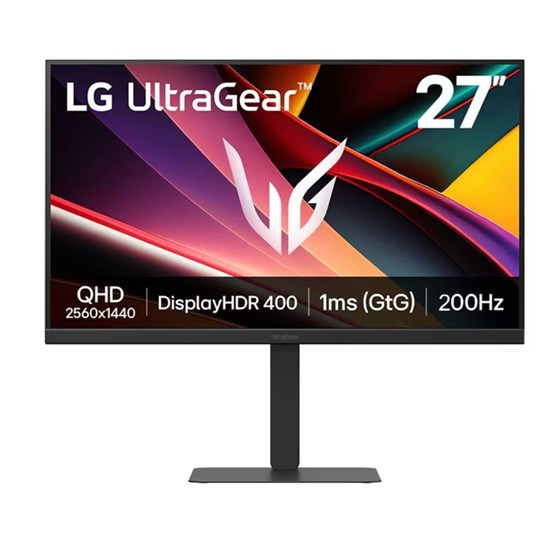Monitor LG UltraGear 27" IPS QHD, 2560 x 1440, 200 Hz, 1ms, 2x HDMI, 1x DP, Crni, 27G610A-B.AEUQ