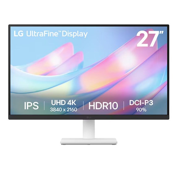 Monitor LG UltraFine 27" 4K iPS, 3840 x 2160, 60 Hz, 5ms, 2x HDMI, 1x DP, Bijeli, 27US550-W.AEU