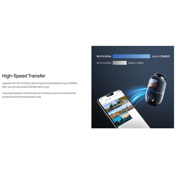 70mai T800 + RC24 - Dash Cam Set 4K (SD 256 GB) auto kamera