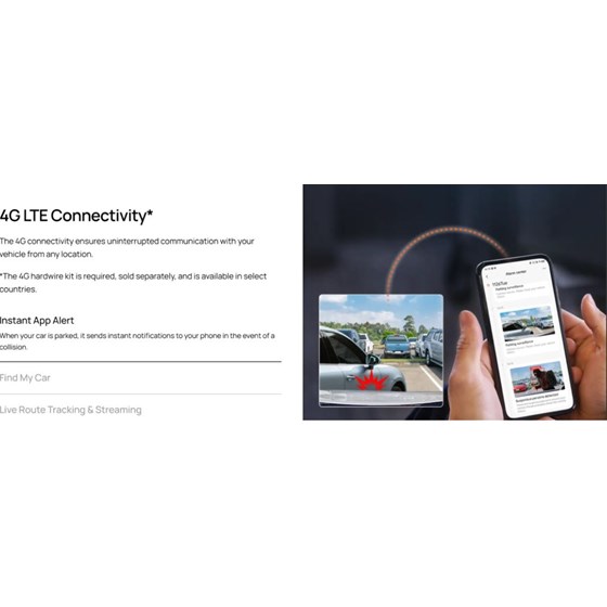 70mai T800 + RC41 Premium - Dash Cam Set 4K (SD 512 GB) auto kamera