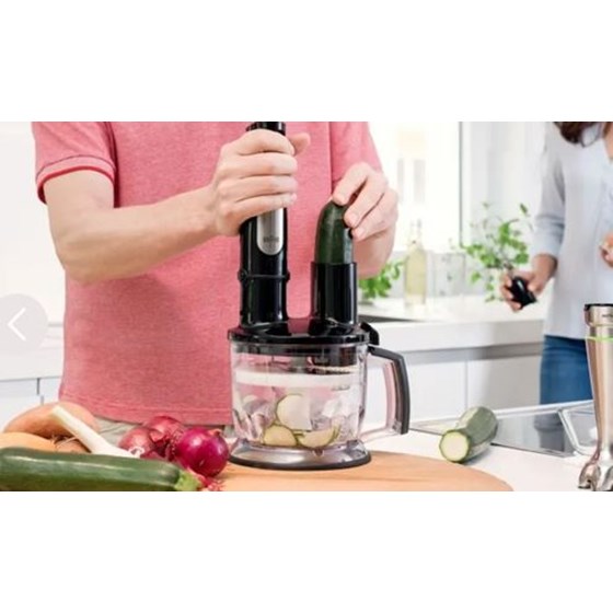 Braun štapni mikser MQ7075X 1000W 3 nastavka crni