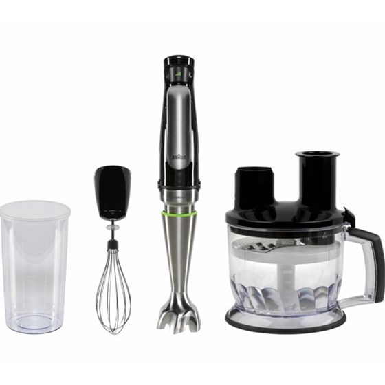 Braun štapni mikser MQ7075X 1000W 3 nastavka crni