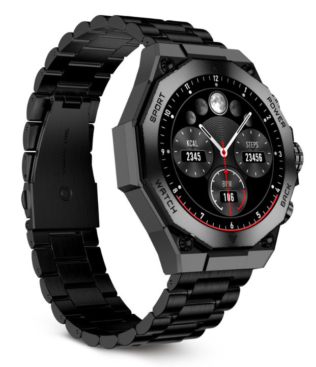KSIX, smartwatch Titanium, crni