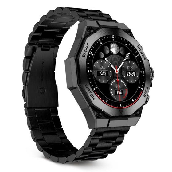 KSIX, smartwatch Titanium, crni
