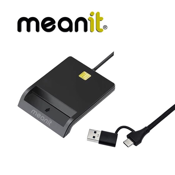 Čitač Pametnih Kartica Meanit CR1, USB 2.0, USB C