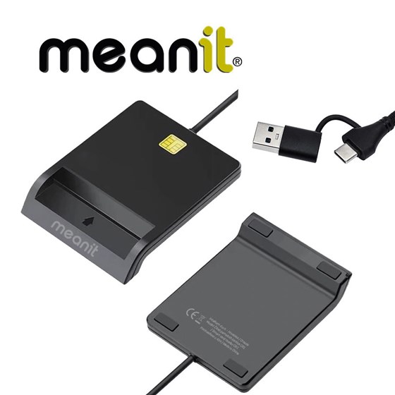 Čitač Pametnih Kartica Meanit CR1, USB 2.0, USB C