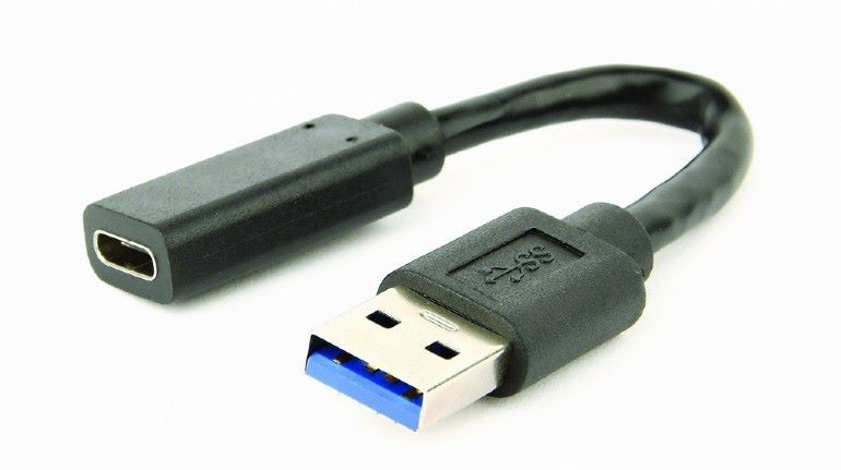 Adapter USB A (M) - USB C (Ž) Gembird, A-USB3-AMCF-01
