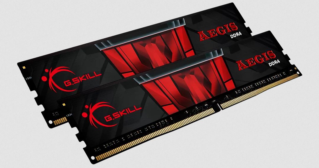 Memorija RAM DDR4 32GB Kit (2x 16GB) PC4-24000 3000MT/s, CL16, 1.35V, G.SKILL Aegis