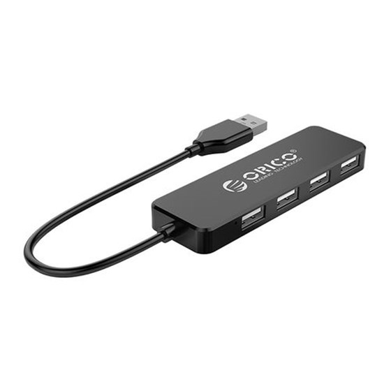 USB A Hub, 4x USB A Orico FL01