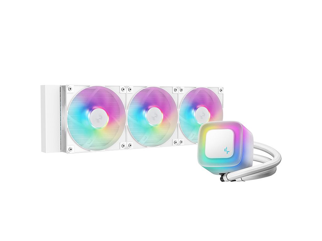 Vodeno Hlađenje DeepCool LE360 WH V2, 360mm,ARGB, Bijelo