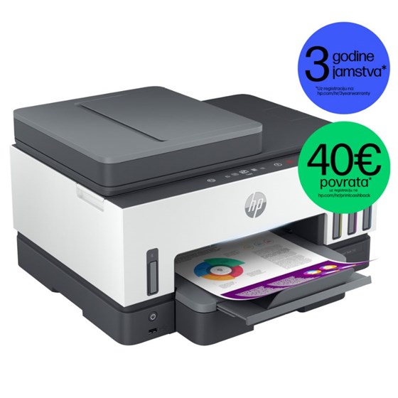 Multifunkcijski uređaj, HP Smart Tank 790 ITS Wireless, 4800x1200dpi, brzina: 15str/min, USB 2.0 Wi-Fi, 4WF66A