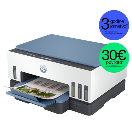 Multifunkcijski uređaj, HP Smart Tank 725 ITS Wireless, 4800x1200dpi, brzina: 15str/min, USB 2.0 Wi-Fi, 28B51A