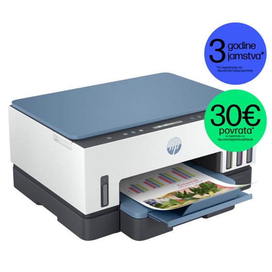 Multifunkcijski uređaj, HP Smart Tank 725 ITS Wireless, 4800x1200dpi, brzina: 15str/min, USB 2.0 Wi-Fi, 28B51A