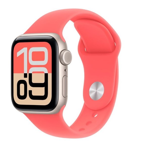 Apple Watch 40mm Sport Band: Bright Guava Sport Band - M/L (SEASONAL)