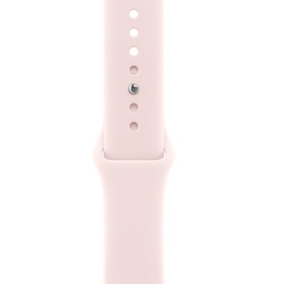 Apple Watch 46mm Sport Band: Soft Pink Sport Band - S/M (SEASONAL)