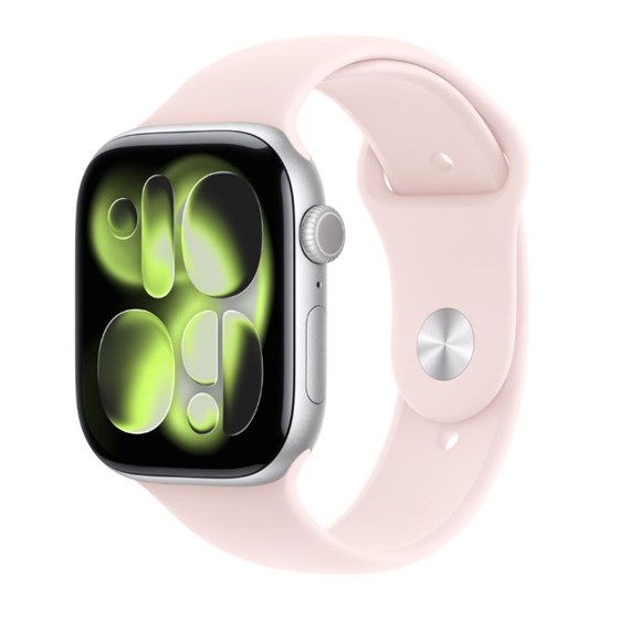 Apple Watch 46mm Sport Band: Soft Pink Sport Band - S/M (SEASONAL)