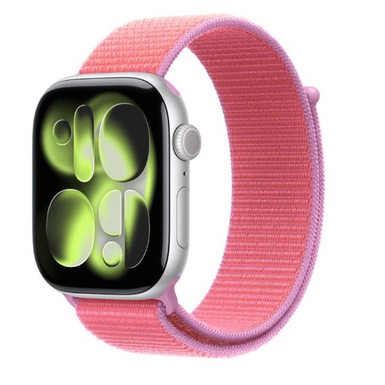 Apple Watch 46mm Sport Loop: Bright Guava Sport Loop (SEASONAL)