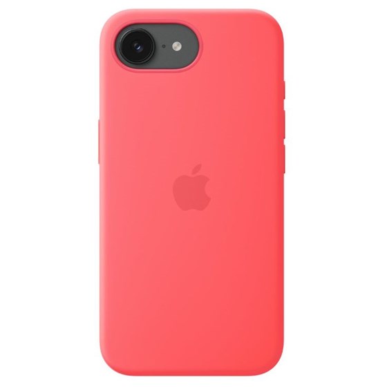 Apple iPhone 17e Silicone Case with MagSafe - Bright Guava
