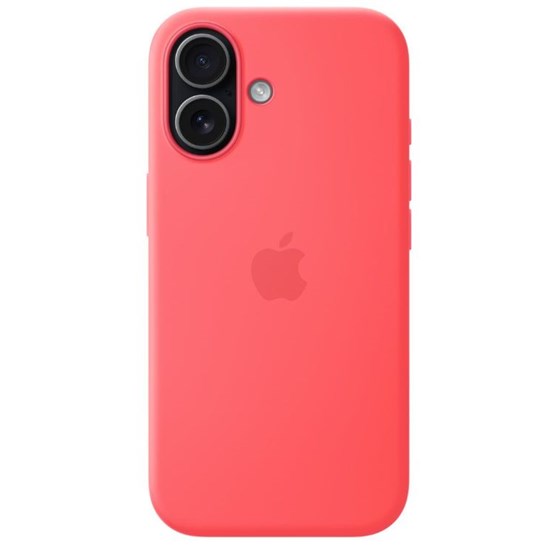 Apple iPhone 17 Silicone Case with MagSafe - Bright Guava (SEASONAL)