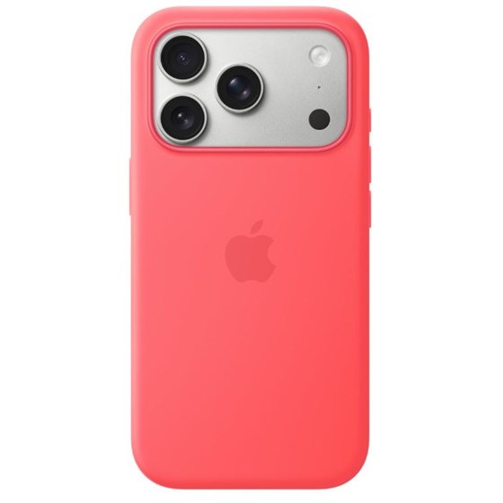 Apple iPhone 17 Pro Silicone Case with MagSafe - Bright Guava (SEASONAL)