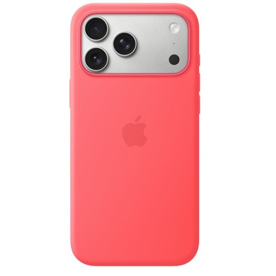 Apple iPhone 17 Pro Max Silicone Case with MagSafe - Bright Guava (SEASONAL)