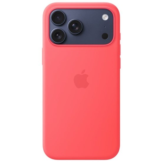 Apple iPhone 17 Pro Max Silicone Case with MagSafe - Bright Guava (SEASONAL)