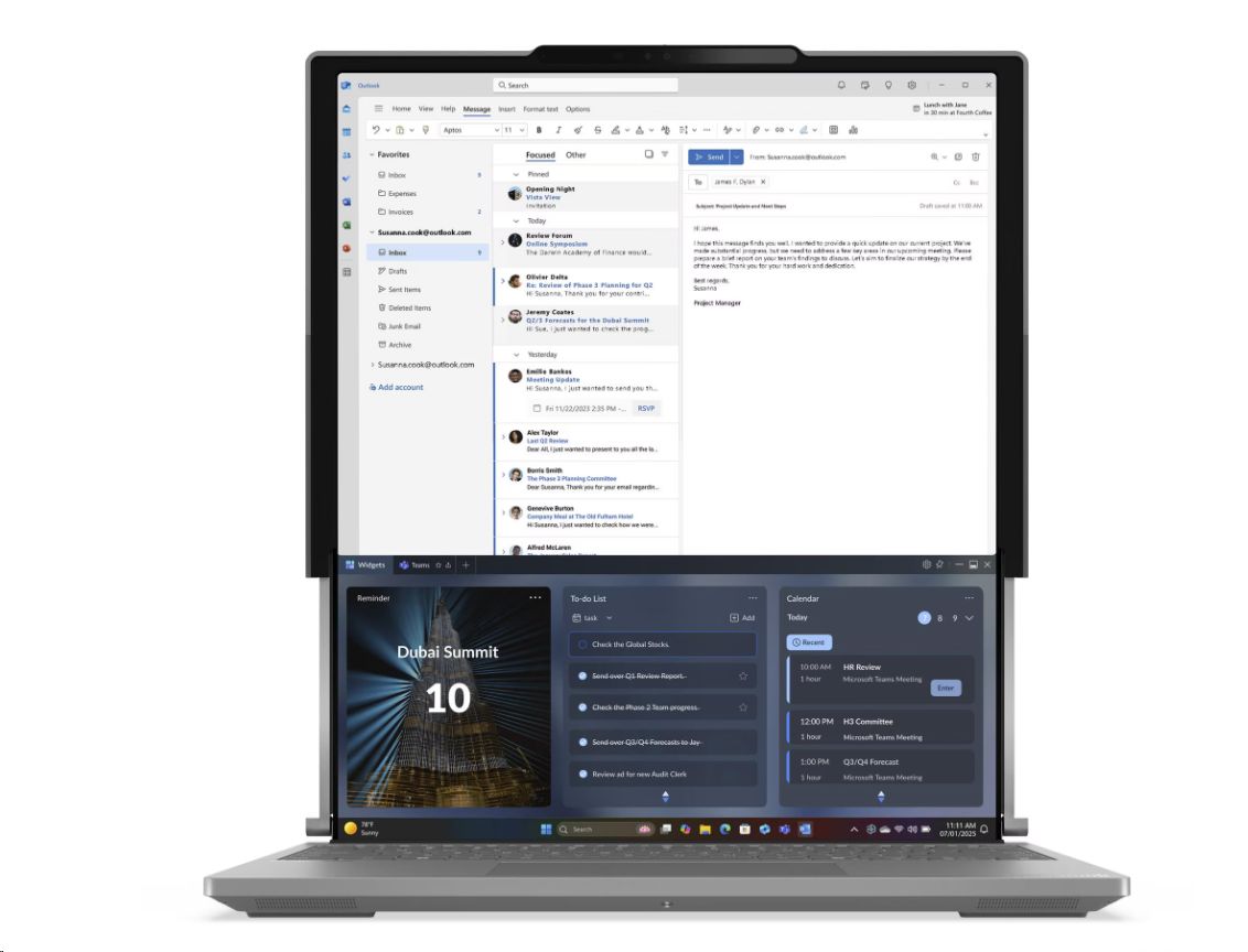 Lenovo ThinkBook Plus G6 Rollable, 21TR000JRM, 14" - 16.7" POLED 120Hz, Intel Core Ultra 7 258V, 32GB, 1TB SSD, W11P, Intel Arc Graphics 140V, 36mj