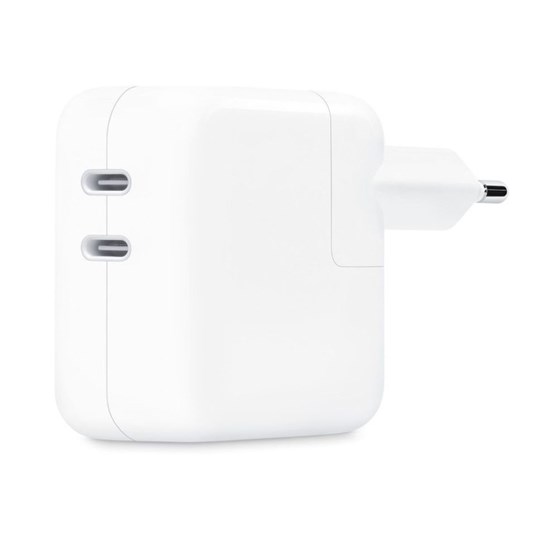 Apple Dual USB-C Power Adapter 35W, 	mw2k3zm/a