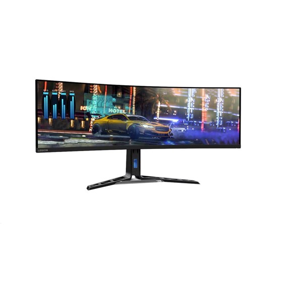 Monitor Lenovo Legion R45w-30, 67B1GAC3EU, 44.5" Dual QHD (5120x1440) VA 165Hz 1ms, Speakers 2x3W, 450cd, HDMI DP RJ45 USB-C 