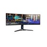Monitor Lenovo Legion R45w-30, 67B1GAC3EU, 44.5" Dual QHD (5120x1440) VA 165Hz 1ms, Speakers 2x3W, 450cd, HDMI DP RJ45 USB-C 