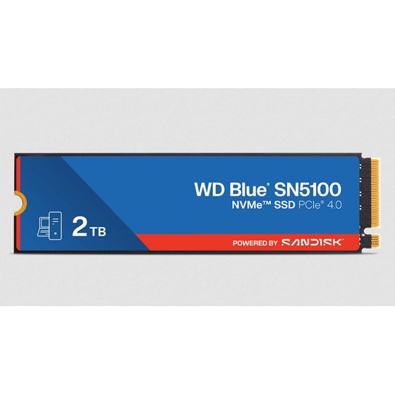 SSD 2TB Western Digital Blue SN5100 M.2 NVMe PCIe Gen 4.0 Powered by Sandisk