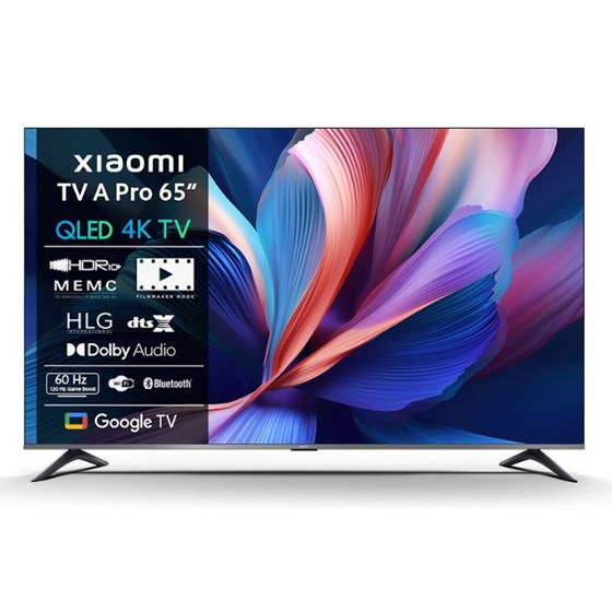 TV Xiaomi TV A Pro 65, 65" 4K UHD, QLED, Smart TV, A Pro 65