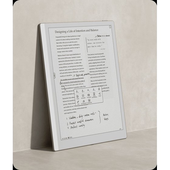 ePaper tablet MONOCHROME Boox Go , 10.3", Android 15, 4GB RAM, 64GB ROM, Wi-Fi, Bluetooth 5.0, USB-C, OBG103G2L