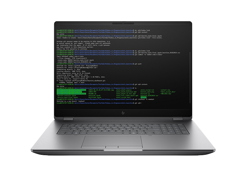 HP Zbook Fury G1i 18/ Ultra 9 285HX no WWAN Fury, 2TB PCIe-4x4 2280 NVMe TLC / 64GB (2x32GB) DDR5 5600 SODIMM Memory / NVIDIA RTX PRO 4000 Blackwell 1