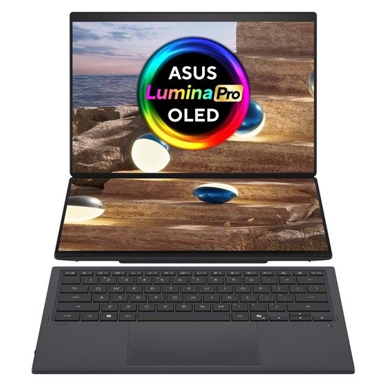 Asus Zenbook DUO UX8407AA-SN094X, 14" 3K OLED 144Hz, Intel PTL H12Xe X9, 32GB LPDDR5X, 2TB NVMe SSD, W11 Pro, Intel Arc Graphics, 90NB16V1-M009K0