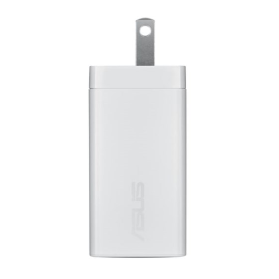 Adapter AC Punjač ASUS AC65-05 GaN, 65W PD, 2xUSB-C, kabel, bijeli, 90XB09AN- BPW010