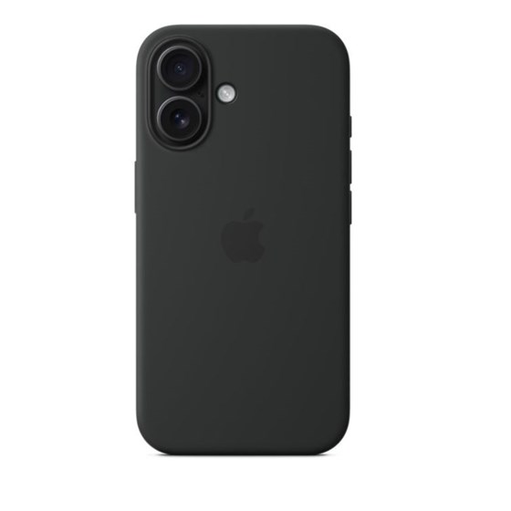 Apple iPhone 16 Silicone Case with MagSafe - Black