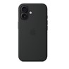 Apple iPhone 16 Silicone Case with MagSafe - Black