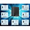 Univerzalni punjač 6 port 75W Gan Gembird fast charger, 4x USB C, 2x USB A, TA-UC-2A4C-PD75-01-BK