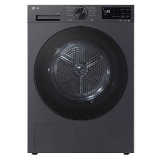 LG sušilica RHX5009TBB 9 kg, Dual Inverter toplinska pumpa, AI Dry™, WiFi, crna