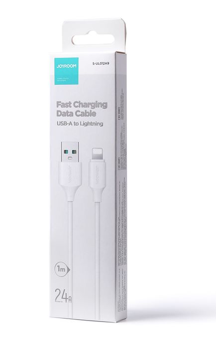 Kabel USB A - Lightning 1m 2.4A 480Mbps, Joyroom Long-Lasting Series A9, bijeli