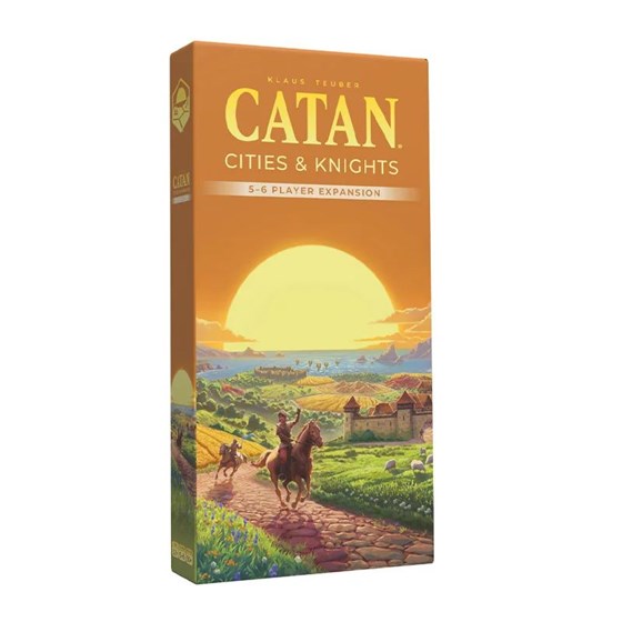 Društvena igra CATAN 2025 - GRADOVI I VITEZOVI EKSTENZIJA 5-6 IGRAČA (HR)